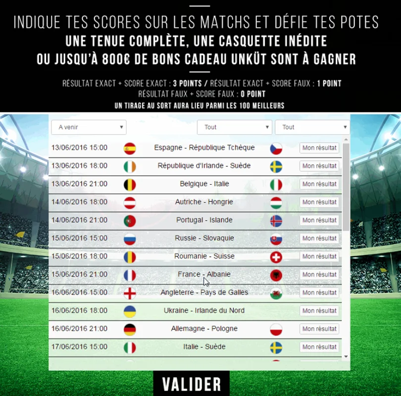 Unkut Prediction Game 
