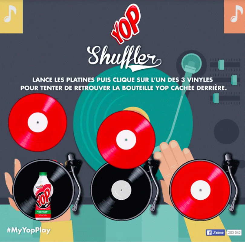 juego shuffler yop