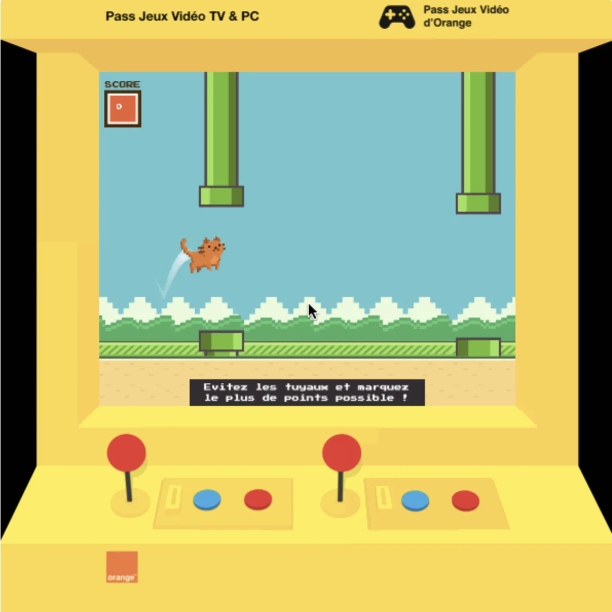 Flappy Orange mechanics