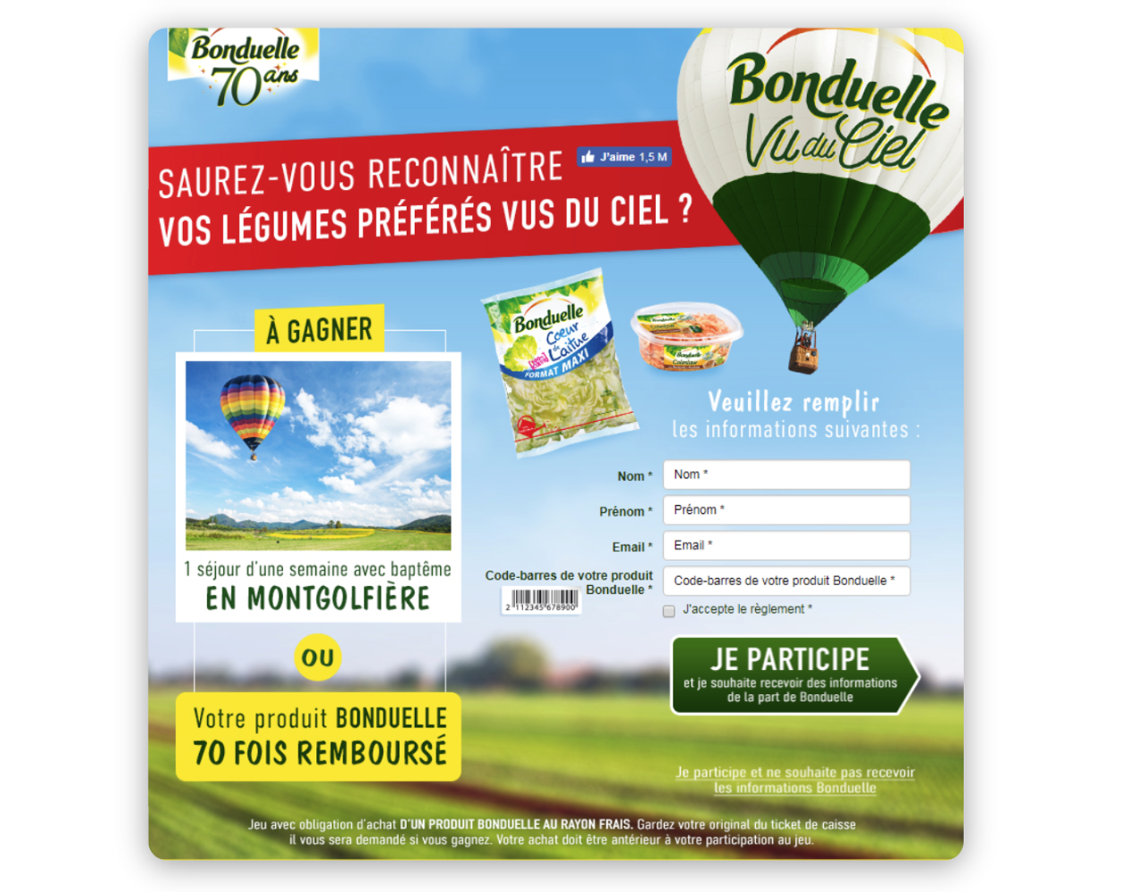 Bonduelle marketing competition