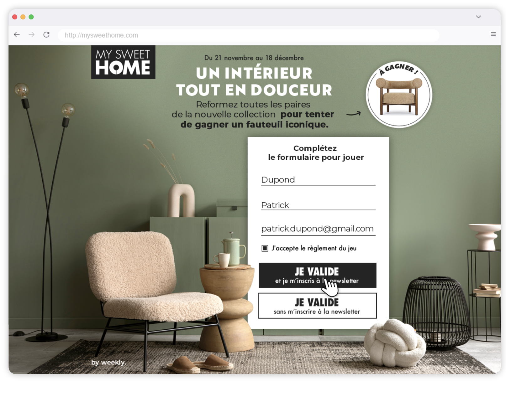 Weekly - méthodes de collecte