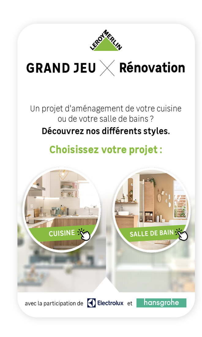 Leroy Merlin - grand jeu rénovation mobile