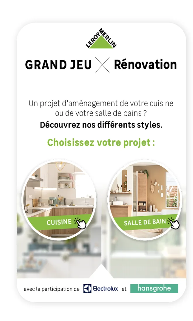 Leroy Merlin - juego renovacion - movil Leroy Merlin - renovacion movil