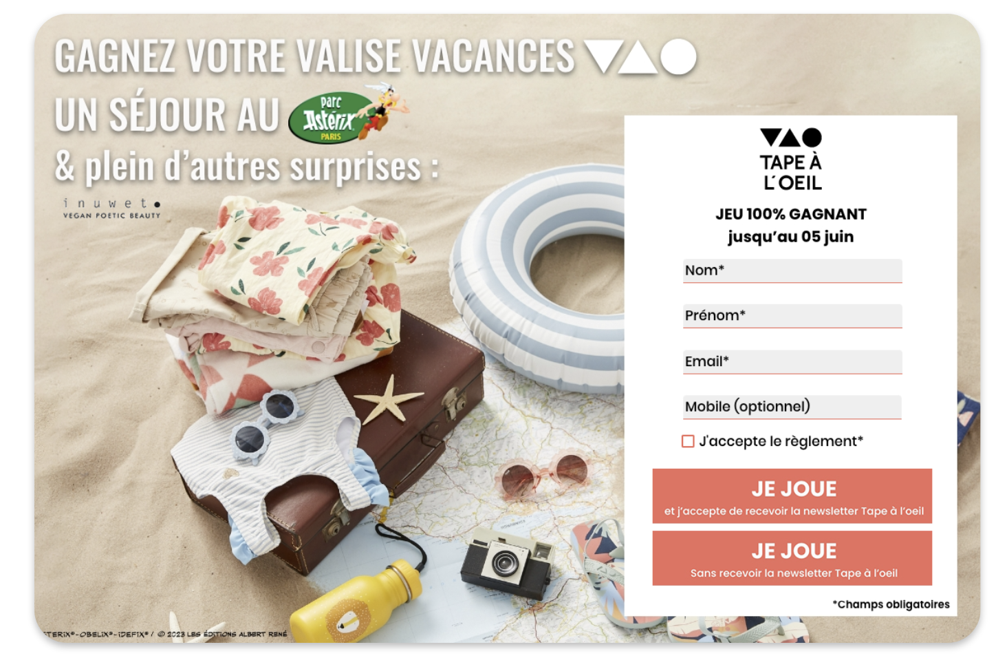 TAO - pinata jeu concours été