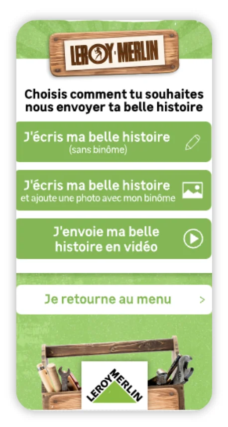 Leroy Merlin - jeu en entreprise