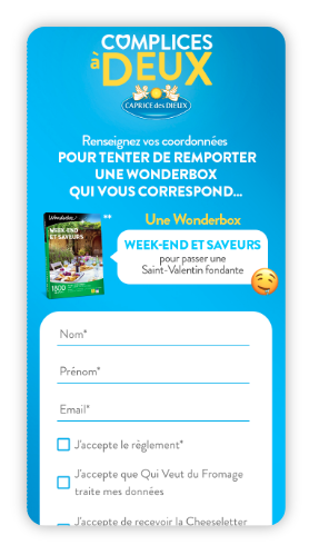 Qui Veut du Fromage - test de personnalité mobile