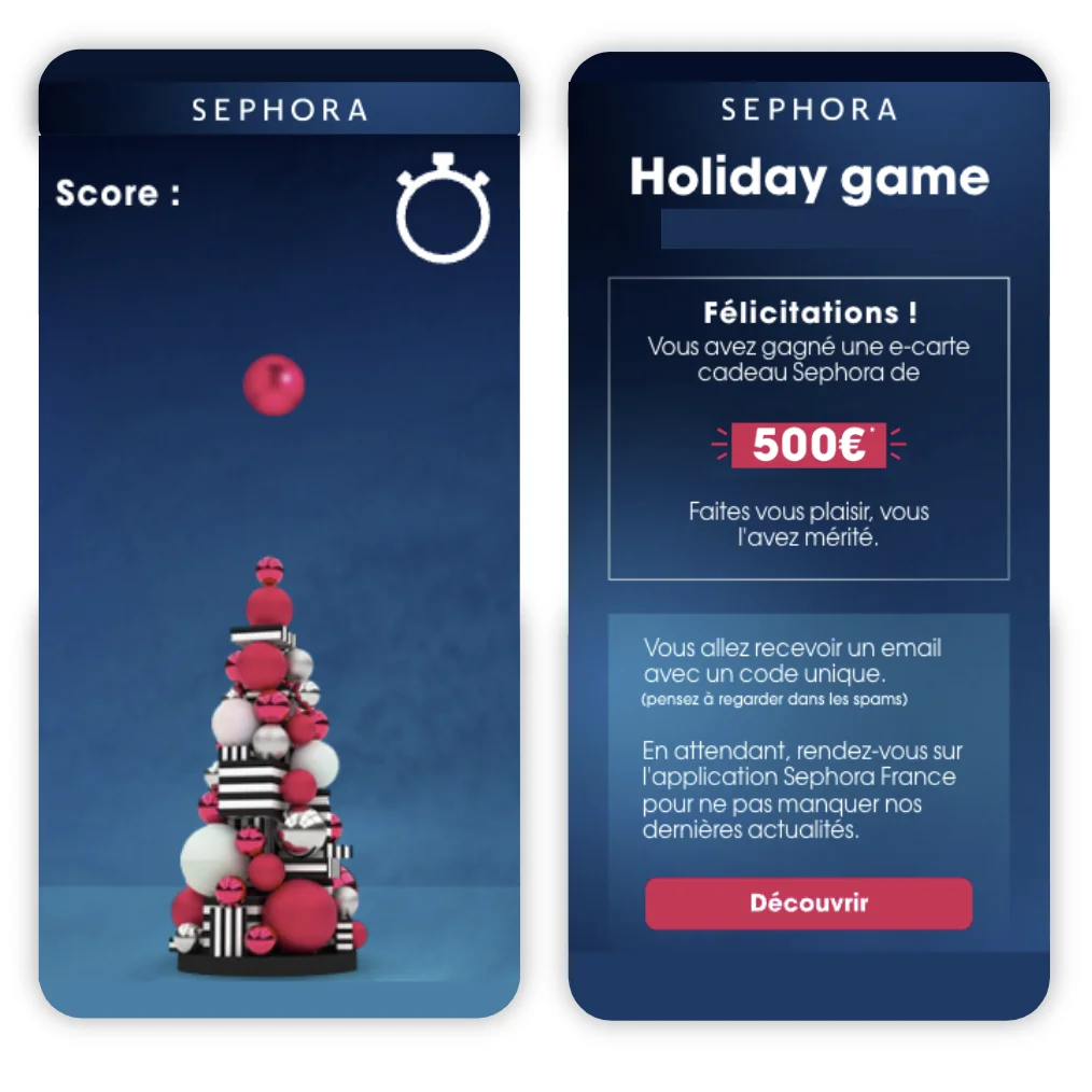 Sephora - Holiday Game - international marketing Sephora - Holiday Game - international marketing
